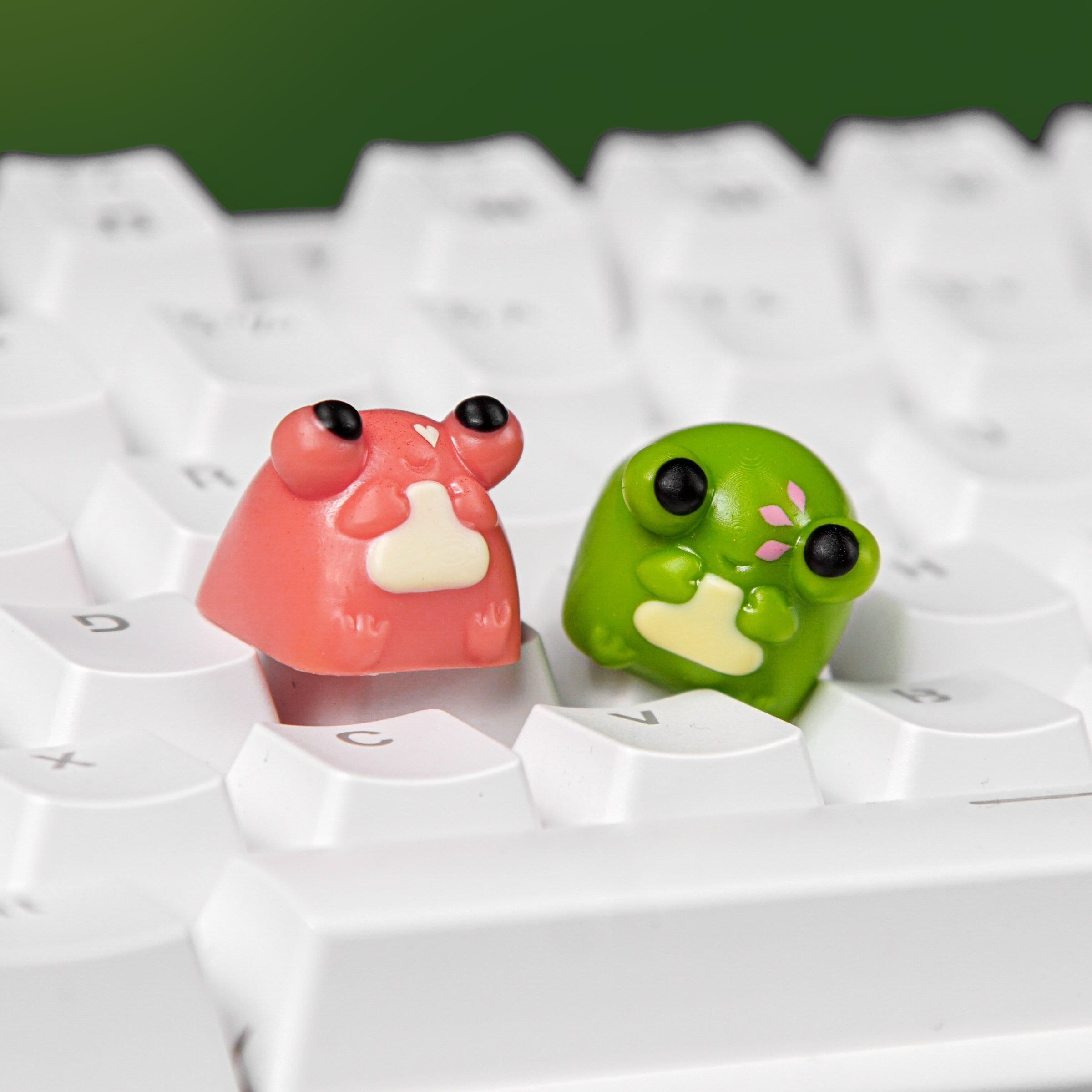 Frog Keycap, Frog Artisan Keycap, Funny Keycap, Resin Keycap, Keycap for MX Cherry Switches Keyboard, Gift for Her